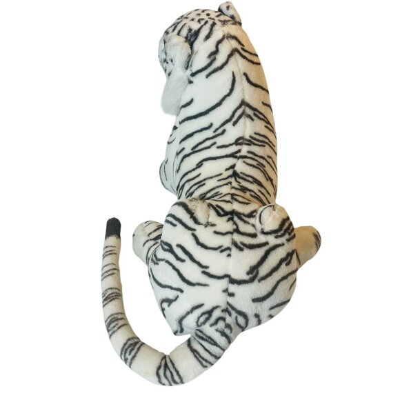 Kelly Toy Large Blue Eyes White Tiger Plush Stuffed Toy Animal Kelly Large Cat - Picture 5 of 11
